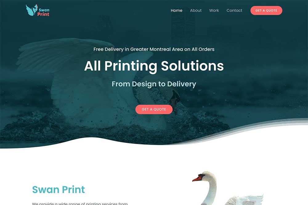 Swan Print Printing Montreal